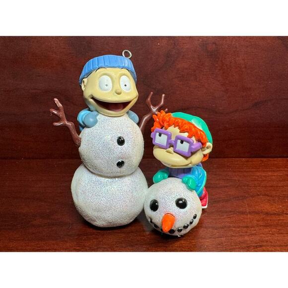 2002 Carlton Cards Rugrats Are The Coolest Friends Tommy Chuckie Tree Ornament - Picture 1 of 9